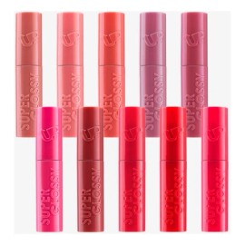 Super Glossy Pink Up Colección Completa 10 Tonos Rojo