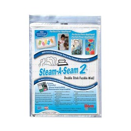 The Warm Company - Steam-A-Seam 2 – Fusible Web Sheet Packs, Double Stick Adhesive for Quilting, Sewing & Appliqué