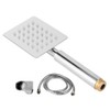 G1/2in Thread Handheld Shower Head High Pressure Square Shower Sprayer