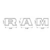 2019-23 RAM 1500, Grille emblem, Chrome