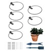 NACETURE Flower Pot Holder Ring for Wall Mount Foldable –
