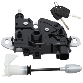Hoypeyfiy 1343577 Bonnet Release Lock Latch with Bonnet Hood Lock Latch Catch Block, Replacement for Ford Focus MK2 2004-2012, Replaces 4895286 4M5AA16B970AB 3M5116700AC