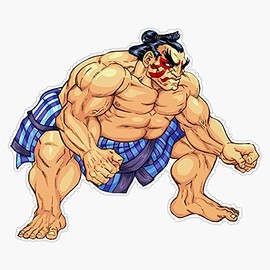 E. Honda Bumper Sticker Window Vinyl Decal 5"