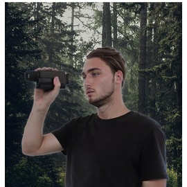 SeeGhyIpht 600M Range Night Vision Monocular, 40MP Resolution, 8X Digital Zoom, 2600mAh Removable Battery, 850nm Infrared Spotlight with 3 - Level Adjustment, Ideal for Outdoor Exploration & Hunting