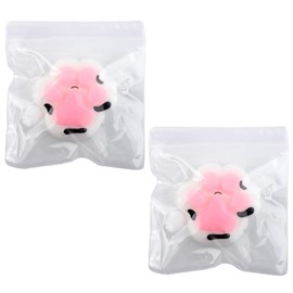2pcs Cat Paw Squeeze Toys, Kawaii Taba Cat Paw Squishy Stress Lowering Sensory Toys Cute Soft Cat Paw Novelty Squeeze Fidget Toy for Home Office Ideal Relaxing Supplies and Gifts