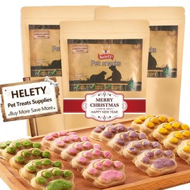 HELETY Crunchy Cat Treats Cat Claw Biscuits Cat Grass Bonus Pet Snacks Supplies 3.53oz - Flavour: Cranberry biscuits 100g/3.53oz