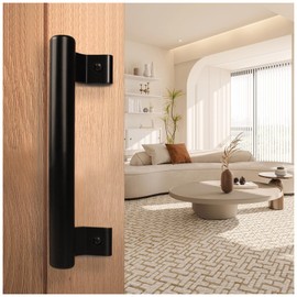 YIDELAI Aluminium Alloy Pull Handle Bathroom Door Handle Plastic Steel Door and Window Surface Mount Handle Sliding Door Handle Balcony French Window Handle