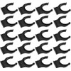 MEXRUMI Pack of 20 Kitchen Skirting Board Clips, Kickboard Brackets,