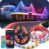 DeckTok Smart 98.4ft Outdoor LED Strip Lights, RGB LED Outdoor