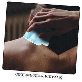 ORFOFE Neck Ice Pack Wrap for Cold Therapy Reusable Gel Compress for Soothing Relief Neck and Shoulders Portable Design for Home and Travel