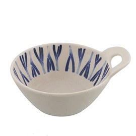 ks-036-02 Tableware East Tonsui, Small Bowl with One Hand, Fruit Japanese Tableware, Leek