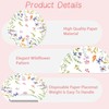 Paper Placemats Disposable 50 Pack Spring Flowers Place Mats 13.4