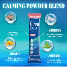 Gwynne Supercalm Polvo Nutricional Ksm Rico Complejo Magnesio Teanina Sobres Mejora Eficazmente Patrones Sueño Potencia Funciones Intrínsecas