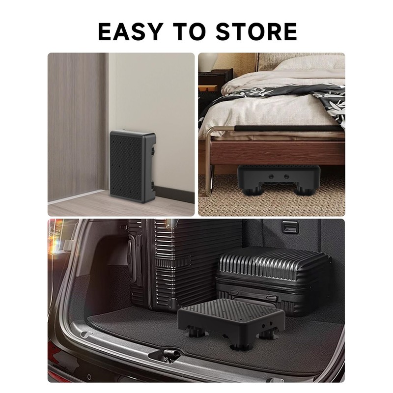 Adjustable Step Stool for Adults, Bed Step Stools, 600 LBS