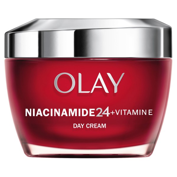 Olay Niacinamide 24 + Vitamin E Moisturiser, Day Cream With