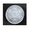Selenite Crystal Charging Plate For Crystals And Healing Stones, 3"
