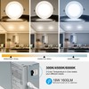 Elaruslux 2 Pack 7 Inch 3CCT Ultra-Thin LED Recessed Light