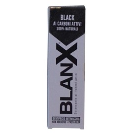 BlanX:"Black" Whitening Black Toothpaste - 2.54 Fluid Ounces (75ml) Tube [ Italian Import ]
