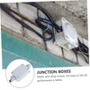 Angoily 3pcs Junction Box Weatherproof Cable Wiring Box for Outdoor