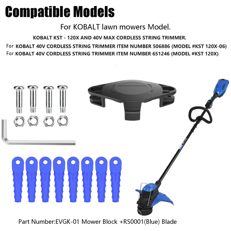 KST-120X KST 120X-06 Weed Trimmer Head Cap & Blades Head