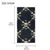 Black Pirate Skulls Hand Towel Soft Towels for Bathroom, Hotel,