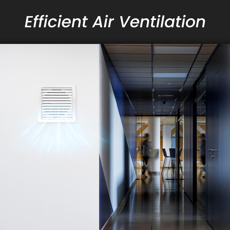 White Extractor Hood Vent 5 Inch / 125 mm with