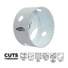 Disston E0211330 3-1/4-Inch Boxed Blu-MOL Xtreme Bi-Metal Hole Saws, 83mm,White
