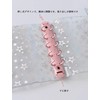 Transparent PVC Binder, Clear 5-Hole 6-Ring, Glitter Star Refillable Notebook