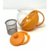 Live Well LW Half Moon Glass Teapot With Removable Infuser,