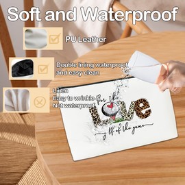 JioJio Chan Golf Accessory for Women Makeup Bag, For The Love Sport, Golfer Gifts, Team Player Travel Cosmetic Bags, Pouch and Stuff, Inspirational Gifts