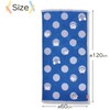 Kusuhashi Crest Weave Bath Towel Doraemon Gingham Jacquard Approx. 23.6
