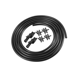 Partuto 2pcs Windshield Washer Nozzle for Honda HR-V CR-V Crosstour Accord 2.5 Meters Hose with Connectors Kit Replaces 76810TP6A01 Replacement