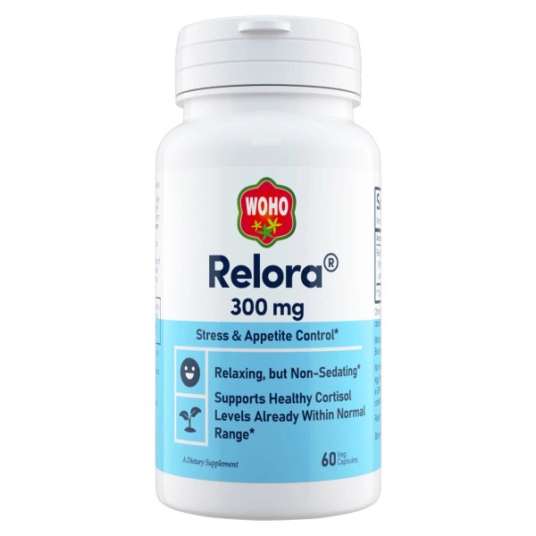 WOHO WOHO Relora 300 mg - 60 Veg Capsules, Stress