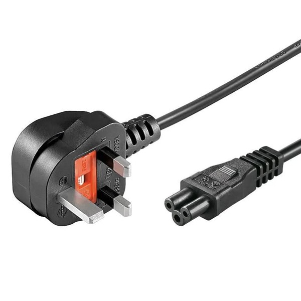 FusionTG 3pin C5 Power Cable for Laptop Charger, Power Cable