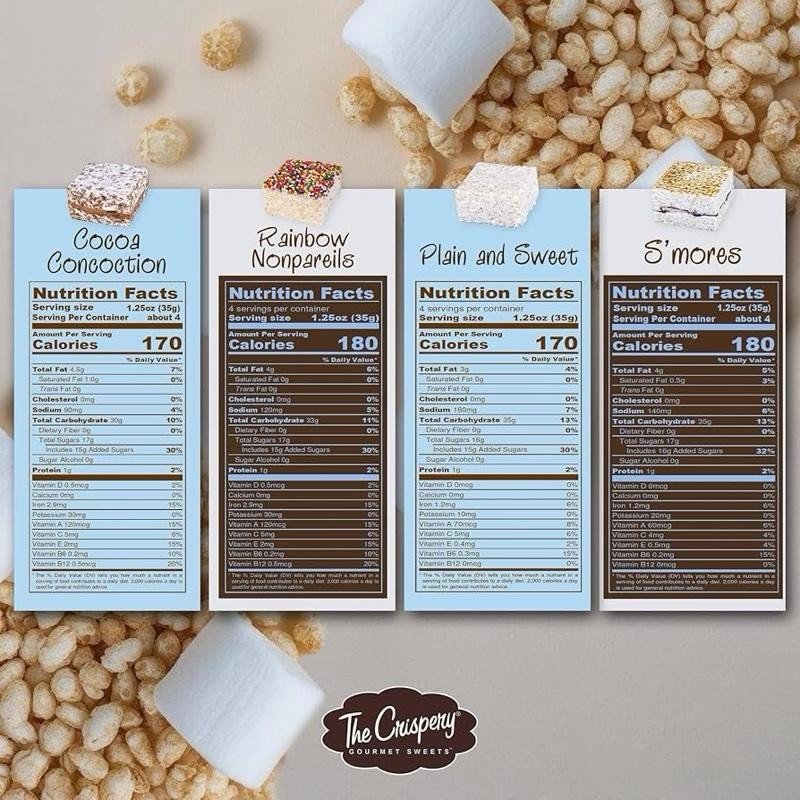 Marshmallow Crispy Treats - 5oz Sweet Treats - TIKTOK VIRAL
