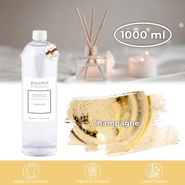 pajoma pajoma? Raumduft Nachfllflasche 1000 ml, Champagne | Nachfller fr Lufterfrischer | intensiver und hochwertiger Duft in Premium Qualit?t