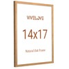 Vivelove 14x17 Picture Frame, High-End Natural Oak 14 x 17