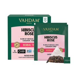 Vahdam Teas Hibiscus Rose Herbal Tea