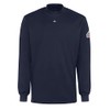 Bulwark Flame Resistant 6.25 oz Cotton Tagless Mock Turtleneck Shirt,