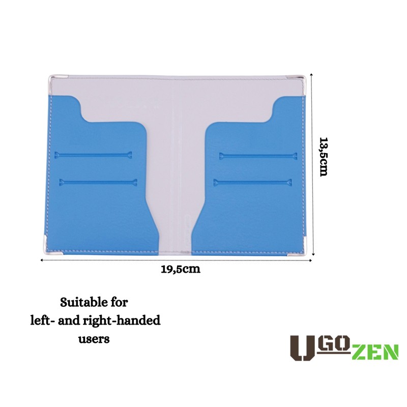 Ugozen Passport Wallet Passport Cover Protector Travel Document Bank Note