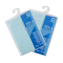 Mouldmaster Aida 14 Count Pale Blue Pack of Two, 39cm x 45cm