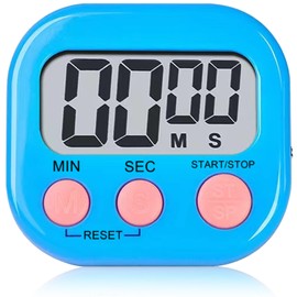 1 Pcs Kitchen Timer, Digital Classroom Timer, Stopwatch, Suitable for Kitchen, Study, Work, Exercise Training, Outdoor Activities (Blue)