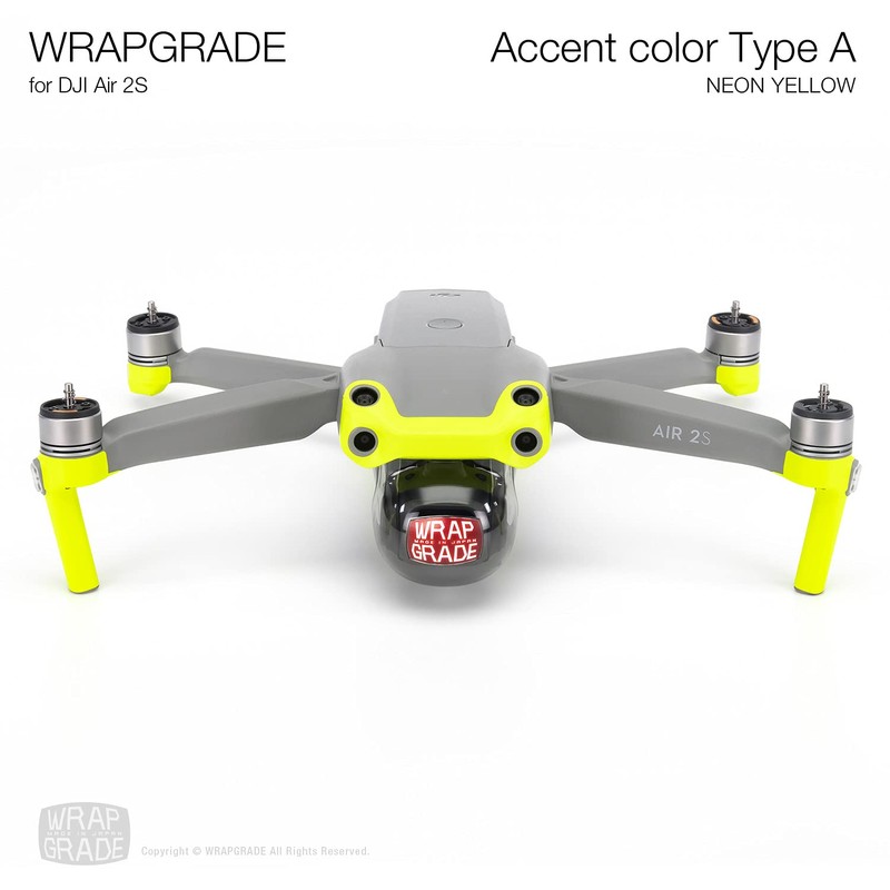 Wrapgrade Skin Compatible with DJI Air 2S, Accent Colour A
