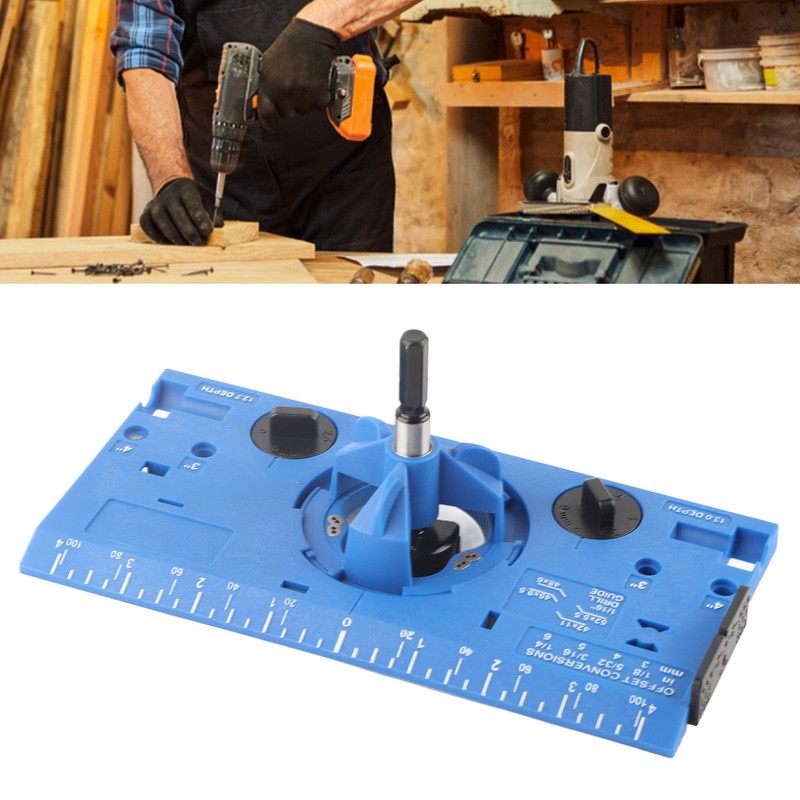 35mm Hinge Boring Jig Woodworking Hinge Hole Drilling Guide Locator