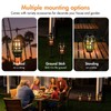 ALLOMN LED Bluetooth Flame Speakers, Outdoor LED Flame Effect Bluetooth