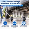 2-in-1 Undercarriage Pressure Washer Kit with Extension Wands – 4000