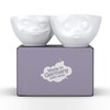 Medium bowls, dip bowls, set of 4 grinding, kissing mouth,
