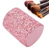 Makeup Brush Holder, Large Capacity Round Handcrafted Cosmetics Brushes Storage