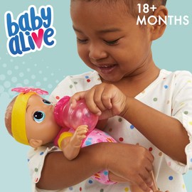 Baby Alive Doll - Sweet N Snuggly Soft Baby Doll - Incl Bottle - First Baby Doll - Interactive Nurturing Toys For Kids - Girls And Boys - Ages 18+ Months