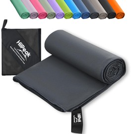 HiiPeak Microfibre Towel Compact and Lightweight Microfibre Towels Fitness Towel Quick Drying Microfibre Bath Towel Absorbent Sports Towel Gym Swimming and Gym Towel